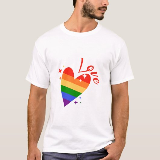 プライドLGBTQ Tシャツ (正面)