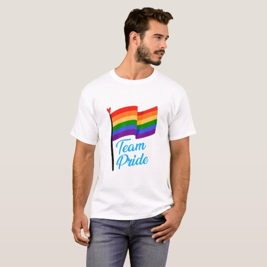 プライドLGBTQ Tシャツ (正面フル)
