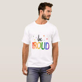 プライドLGBTQ Tシャツ (正面フル)