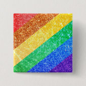 プライドLGBTQA+虹 缶バッジ (正面)