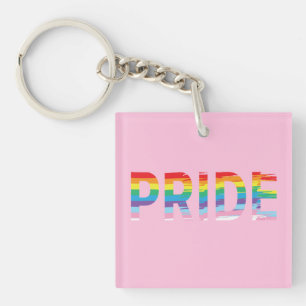 プライドLGBTQIAレインボーフラッグ月お祝い キーホルダー