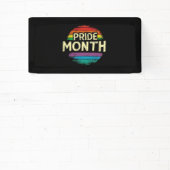 プライドMONTH 2024, lgbtq，ロゴ 横断幕 (インサイチュ)
