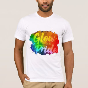 「プライドTシャツでグロー」 Tシャツ