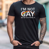 プライドTシャツ、おもしろいプライドTシャツ、ボーイフレンドゲイT Tシャツ