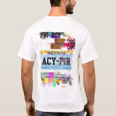 プライバシーアンチ-AI顔認識シャツ Tシャツ (裏面)