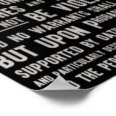 プライバシーポスターに対する第4改正権 ポスター (角)