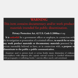 プライバシー保護法ステッカー、黒い四角形 長方形シール