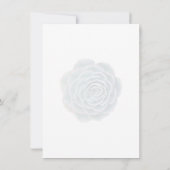 プライベートウェディングレセプション多肉食招待状 招待状 (裏面)