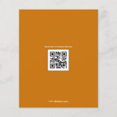 プライベートケータリングサービスカスタムフライヤー チラシ (裏面)