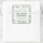 プライベートコレクションフローラ手細工キャンドル スクエアシール (バッグ)