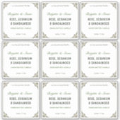 プライベートコレクション手作り透明キャンドル シール (正面)