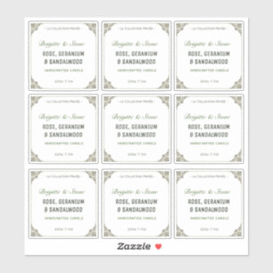 プライベートコレクション手作り透明キャンドル シール