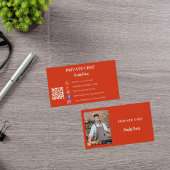 プライベートシェフレッドフォトケータリングQRコード 名刺