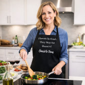 プライベートシェフ白黒おもしろいユーモア エプロン