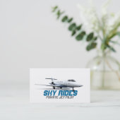 プライベートジェット飛行機パイロット販売名刺 名刺 (スタンド正面)