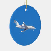 プライベートジェット。 セラミックオーナメント (右)