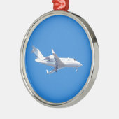 プライベートジェット。 メタルオーナメント (左)