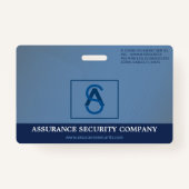 プライベートセキュリティオフィサーの写真IDバッジ バッジ (裏面)