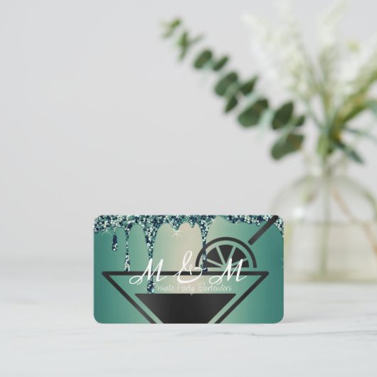 プライベートパーティーバーテンダーのためのあなたの特別なイベント 名刺 (スタンド正面)