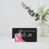 プライベートパーティーバーテンダーのためのあなたの特別なイベント 名刺 (スタンド正面)