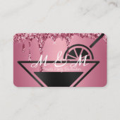 プライベートパーティーバーテンダーのためのあなたの特別なイベント 名刺 (正面)