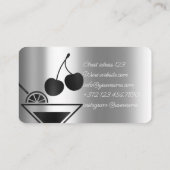 プライベートパーティーバーテンダーのためのあなたの特別なイベント 名刺 (裏面)