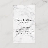 プライベートパーティーバーテンダーカクテル 名刺 (裏面)