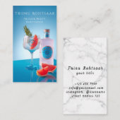 プライベートパーティーバーテンダーカクテル 名刺 (正面/裏面)