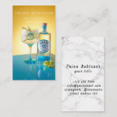 プライベートパーティーバーテンダーコクテイルビジネスカード 名刺 (正面/裏面)