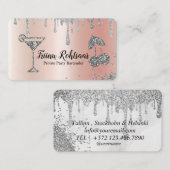 プライベートパーティーバーテンダー 名刺 (正面/裏面)