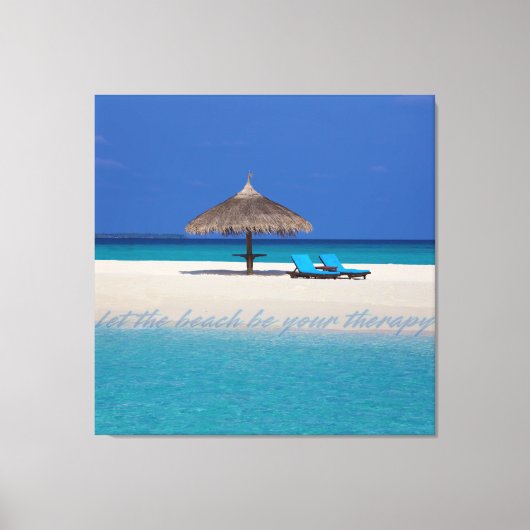 プライベートビーチ キャンバスプリント (正面)