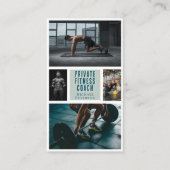 プライベートフィットネスコーチ栄養ジム名刺 名刺 (正面)