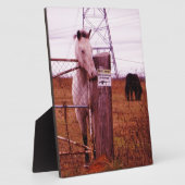 プライベートプロパティラベンダーホース フォトプラーク (側面)