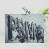 プライベートメンズパーティー 招待状 (スタンド正面)