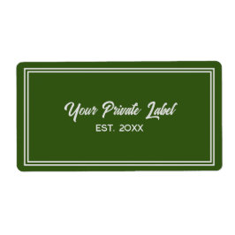 プライベートラベルの色を選択 ラベル