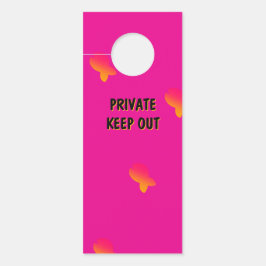 プライベート保アウト/静かなスリープベビー ドアノブサイン