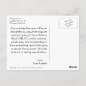 プライベート懇親会カード ポストカード (裏面)