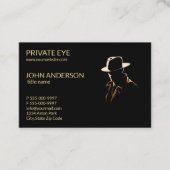 プライベート探偵 現代のプライベート探偵事務所 ビジネスC 名刺 (正面)