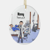 プライベート – 物理セラピスト- Manny セラミックオーナメント (右)