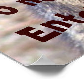 プライベートPlease_プリント ポスター (角)