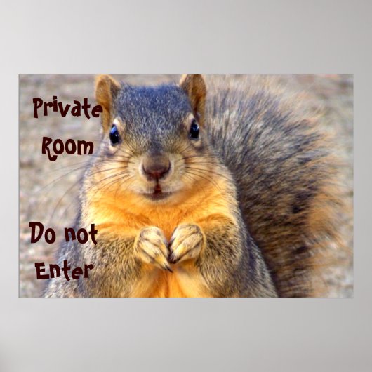 プライベートPlease_プリント ポスター (正面)