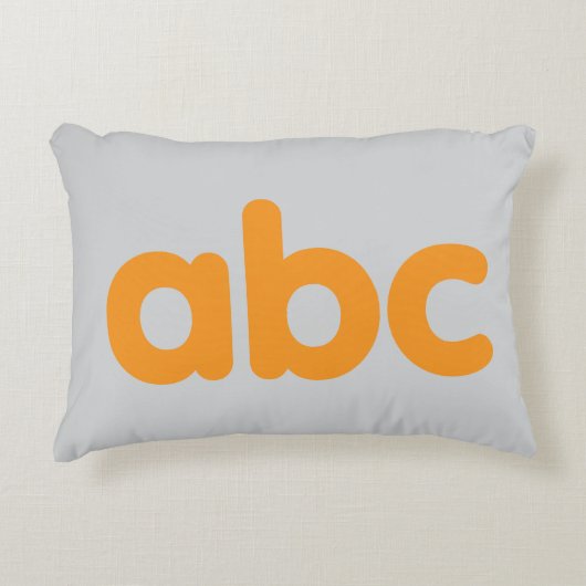 プライマリよくはしゃぐABC枕 アクセントクッション (正面)