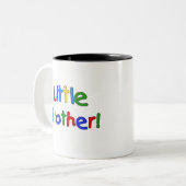 プライマリカラー文字リトルブラザー ツートーンマグカップ (正面左)