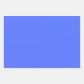 プライマリカラー無地のギフトラップセット ラッピングペーパーシート (正面3)