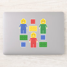 プライマリーカラートイ建物レンガと姿