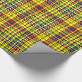 プライマリーカラー – PLAID 17 – ギフトラッピング紙 ラッピングペーパー (角)