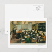 プライマリー・パブリック中国ののクラスルーム・ビュー ポストカード (正面/裏面)