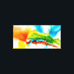 プライマリ梅 – 水彩 キャンバスプリント<br><div class="desc">Primary Plume II by Jennifer Goldberger.水彩スタイルで色や形が変化する抽象デザインを搭載| 142904FN</div>