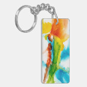 プライマリ梅 – 水彩 キーホルダー (正面左)