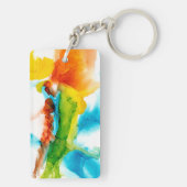 プライマリ梅 – 水彩 キーホルダー (裏面)